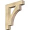 Ekena Millwork Westlake Block Rough Sawn Bracket, Douglas Fir, 6"W x 34"D x 40"H BKT06X34X40WTL05RDF - alternate 1
